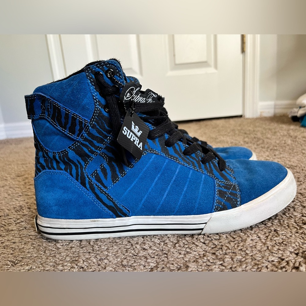 Supra Skytop 1 I Chad Muska Blue Tiger 2008 size 12